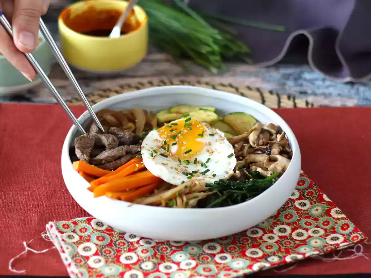 Bibimbap, plato tradicional coreano - foto 2