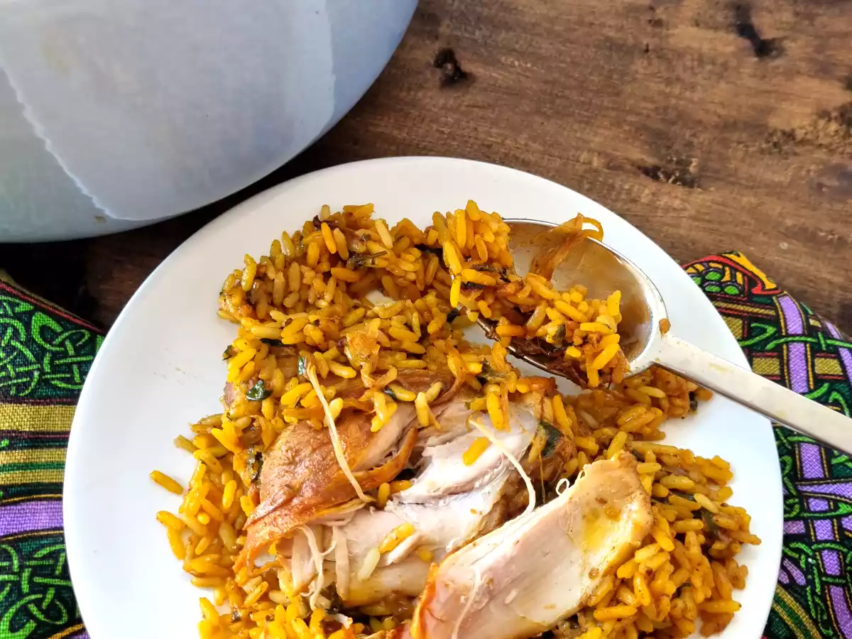 Biryani {Arroz con pollo pakistaní}