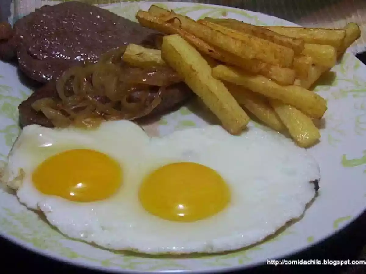 Bistec a lo pobre