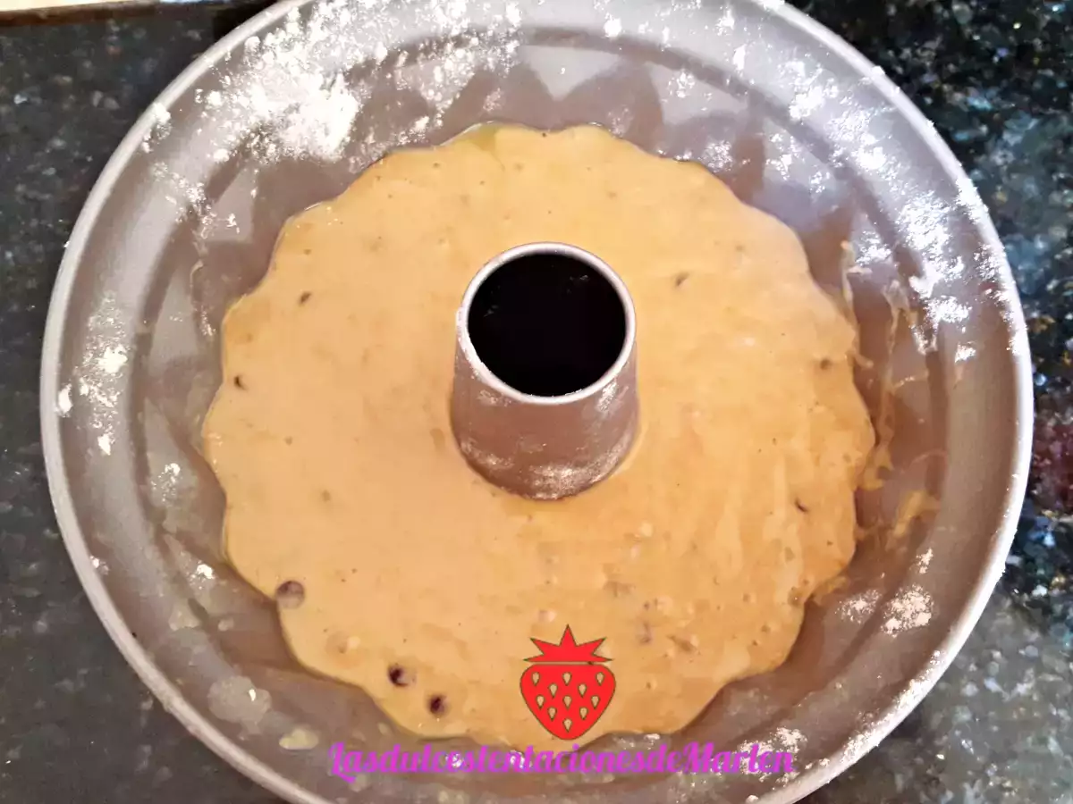 Bizcocho Casero de Chocolate y Plátano - foto 3