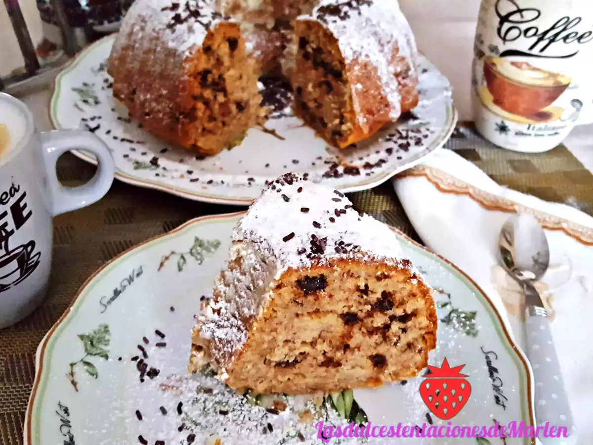 Bizcocho Casero de Chocolate y Plátano - foto 4