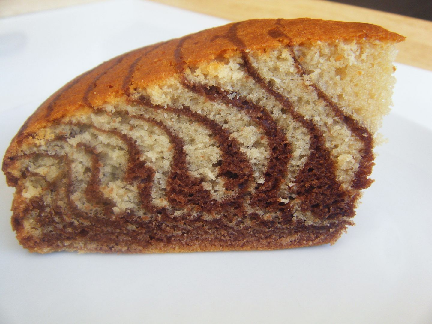 Bizcocho cebra (zebra cake) - Receta Petitchef