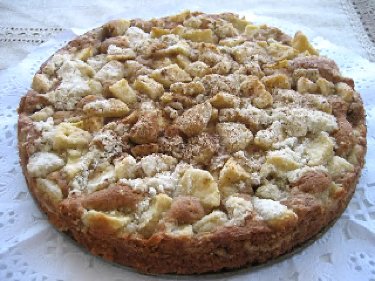 Bizcocho de manzanas, nata y canela - foto 3