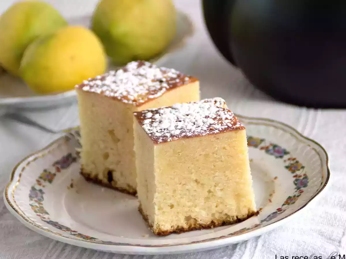 Bizcocho esponjoso de limón