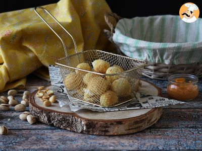 Bolitas de mozzarella empanadas en freidora de aire - foto 3