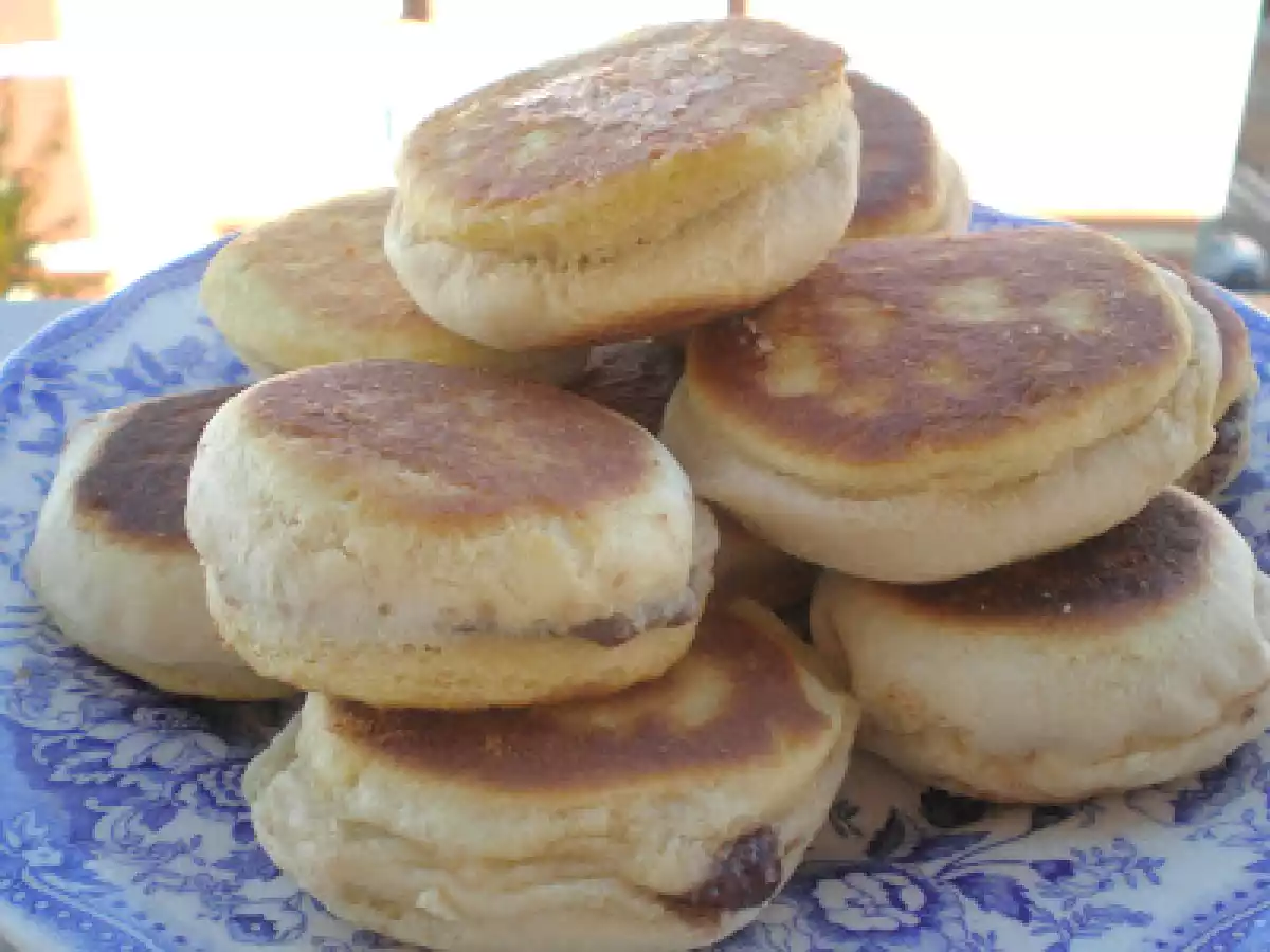 Bollitos rellenos de nutella casera sin azúcar, sin horno - foto 2