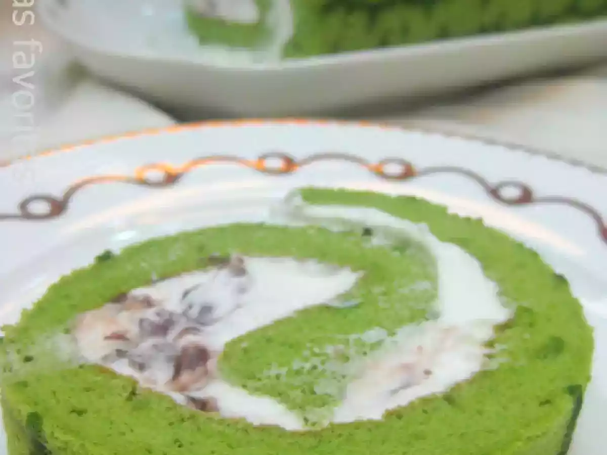 Brazo de gitano de matcha - foto 3