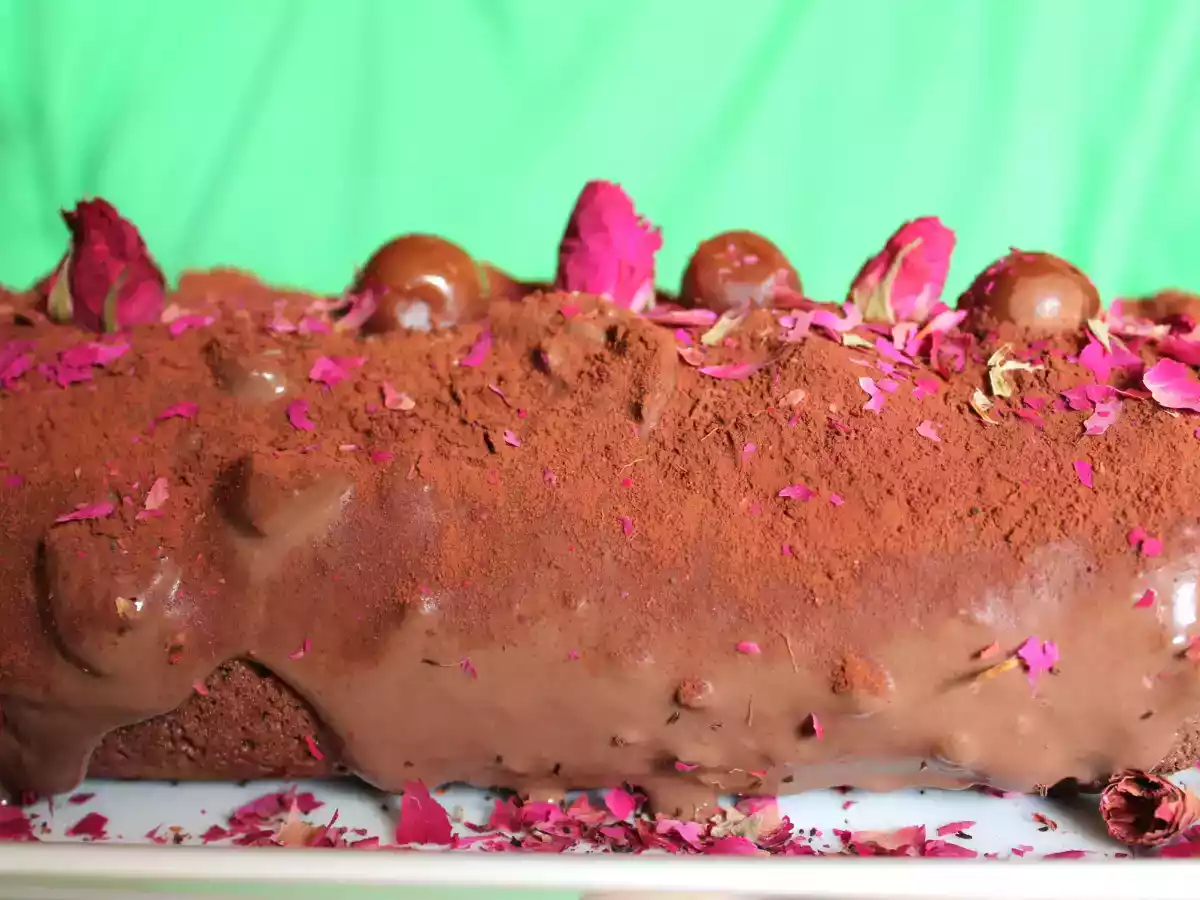 Brazo de Reina de Chocolate con Enguindado - foto 2