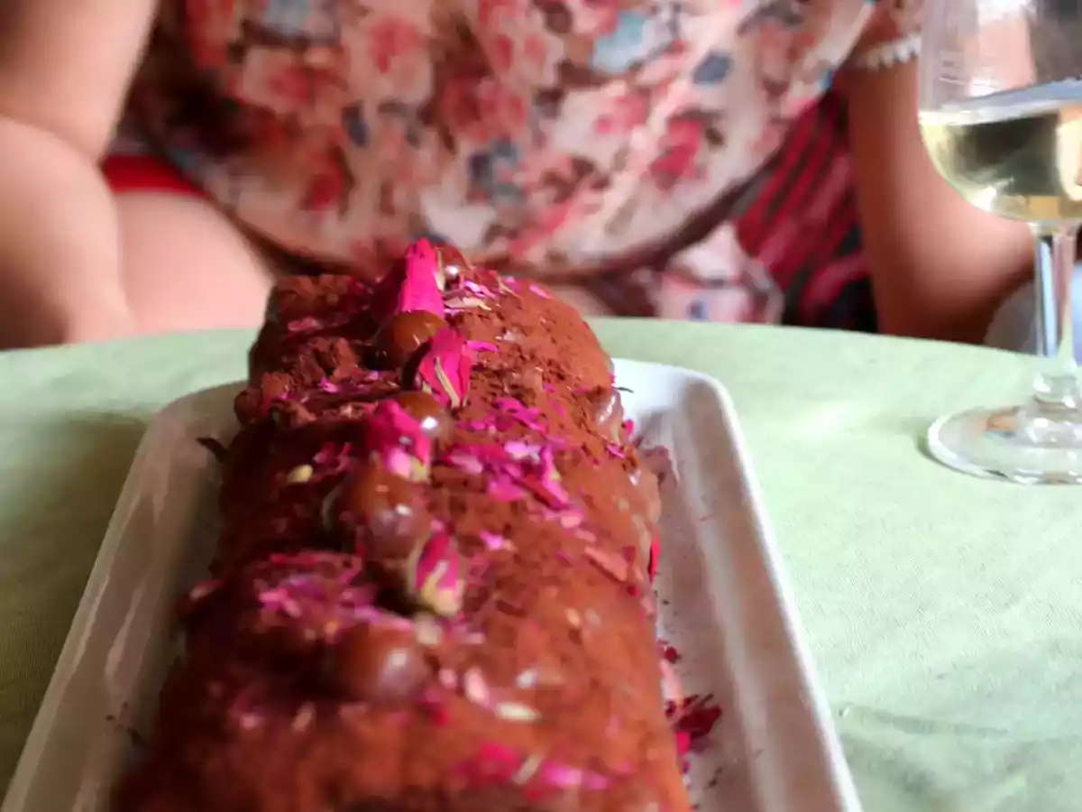 Brazo de Reina de Chocolate con Enguindado - foto 3