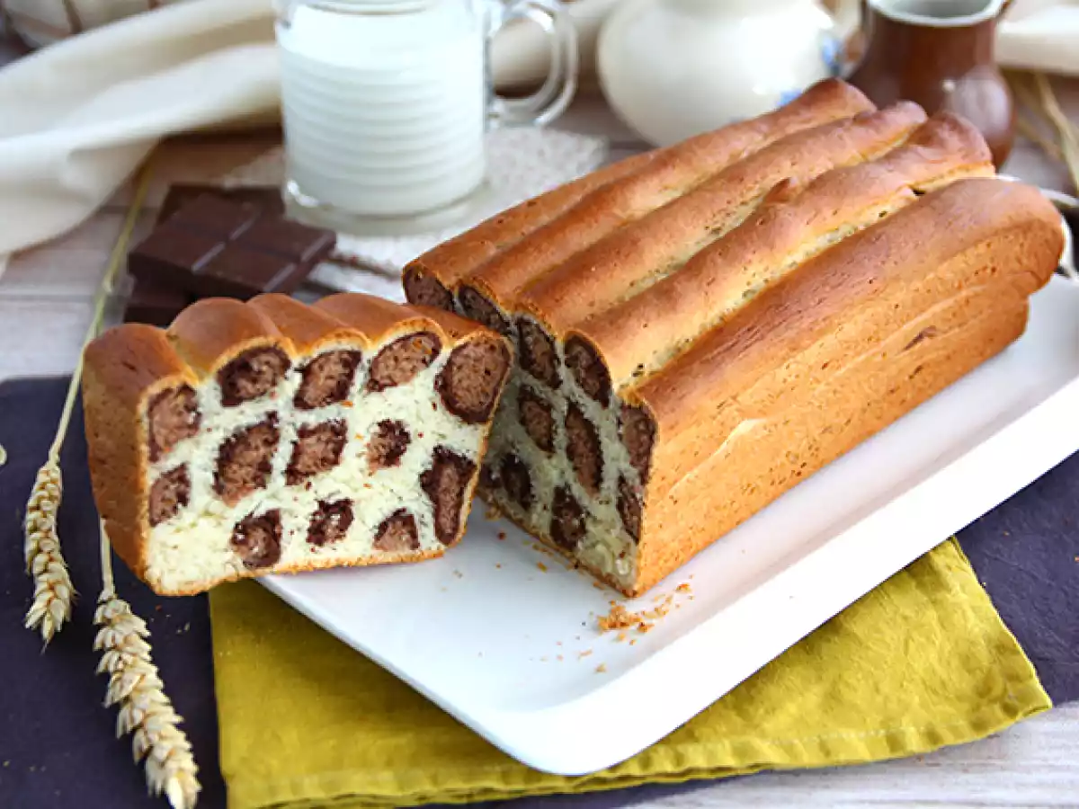 Brioche de leopardo paso a paso