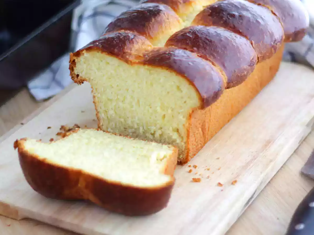 Brioche esponjosa para el desayuno