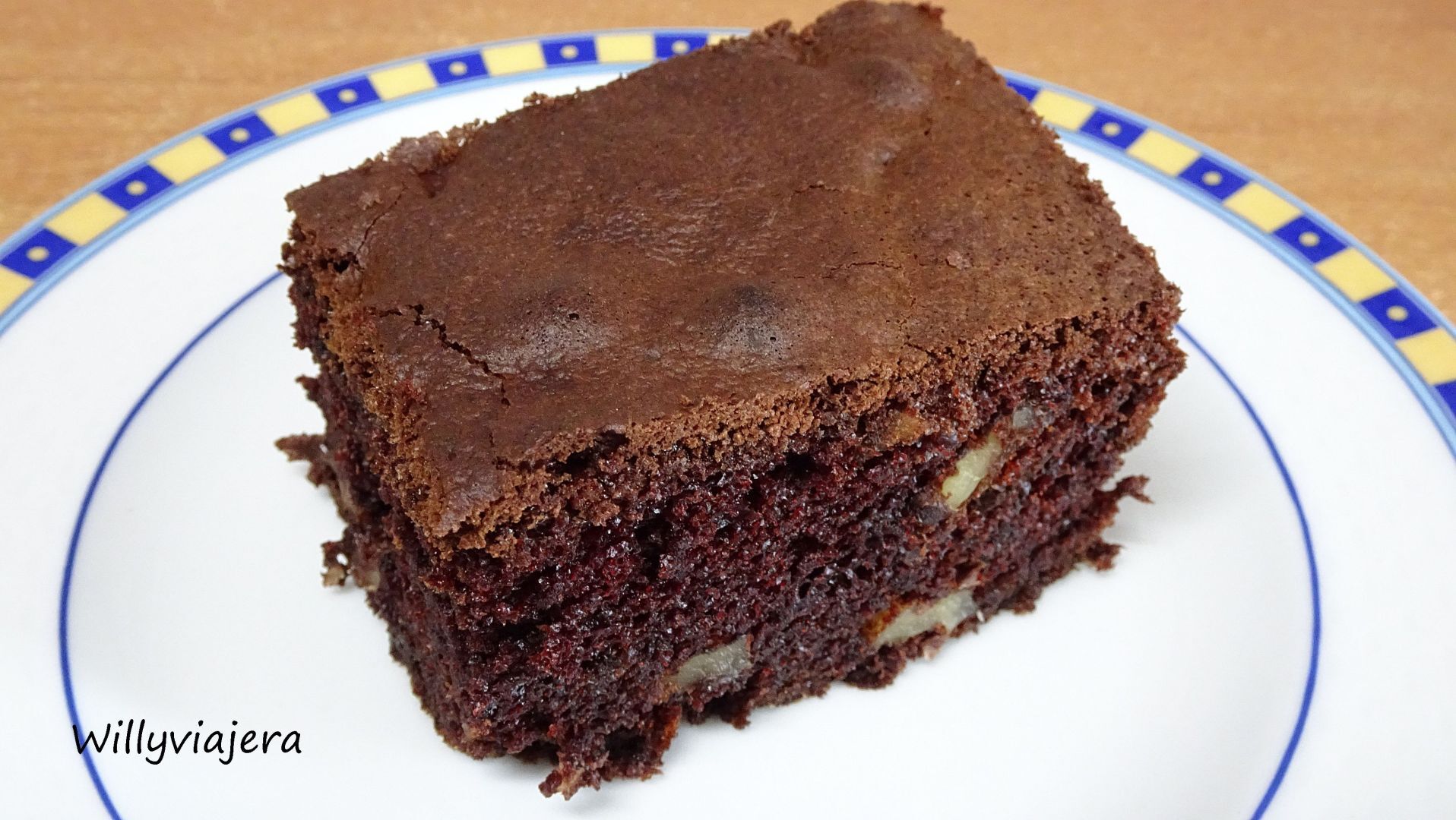 Descubrir 88+ imagen receta brownie esponjoso con nueces