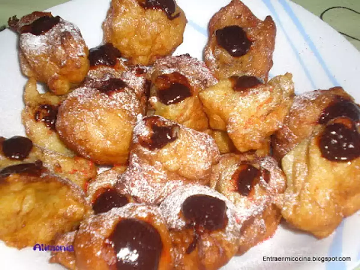 Buñuelos-crema de chocolate / Beignets-crème au chocolat