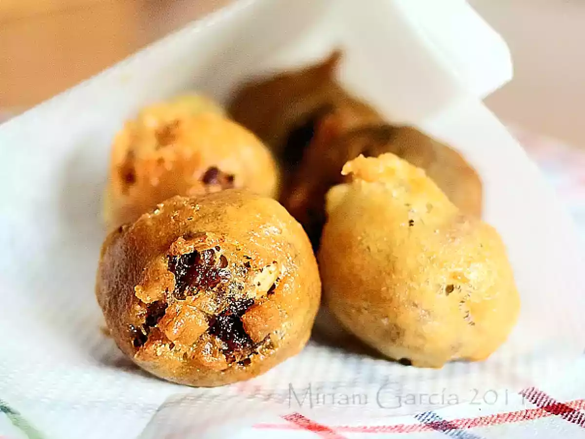 Buñuelos de morcilla de Santi Santamaría - foto 3