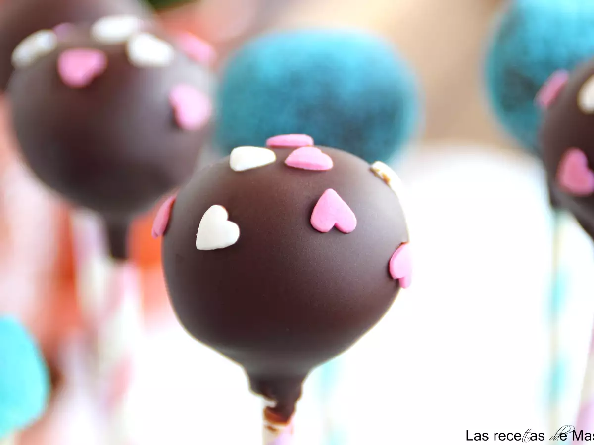 Cake pops de dulce de leche y nocilla