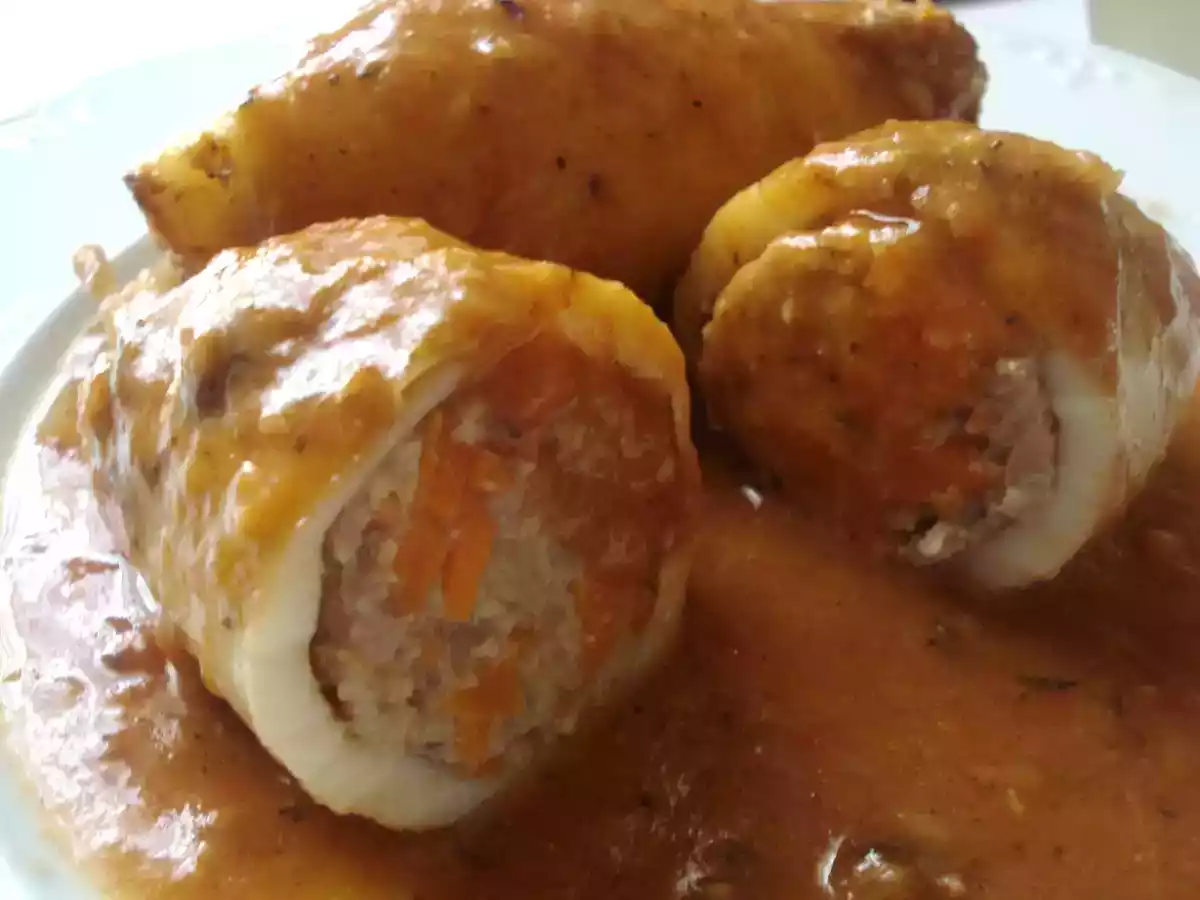 Calamares rellenos de carne