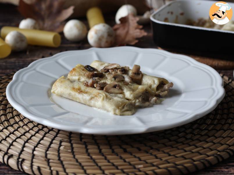 Canelones de setas y salchicha fresca - foto 5