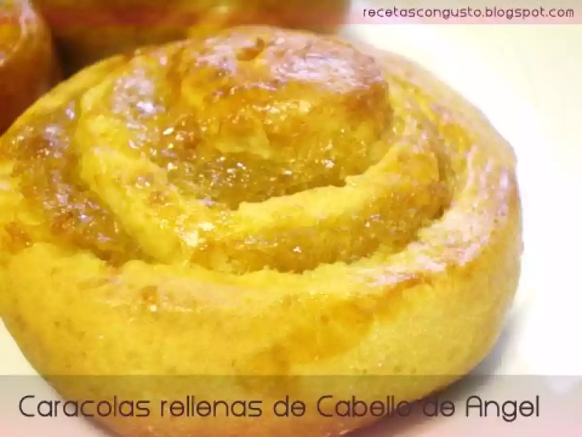 Caracolas rellenas de Cabello de Ángel - foto 2