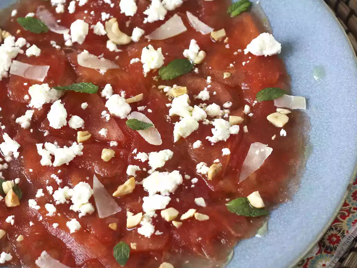 Carpaccio de Sandía: el entrante refrescante para el verano - foto 3