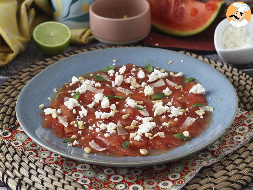 Carpaccio de Sandía: el entrante refrescante para el verano