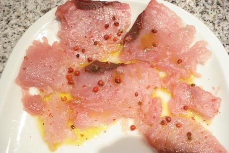 Carpaccio di tonno (carpaccio de atún rojo) - Receta Petitchef