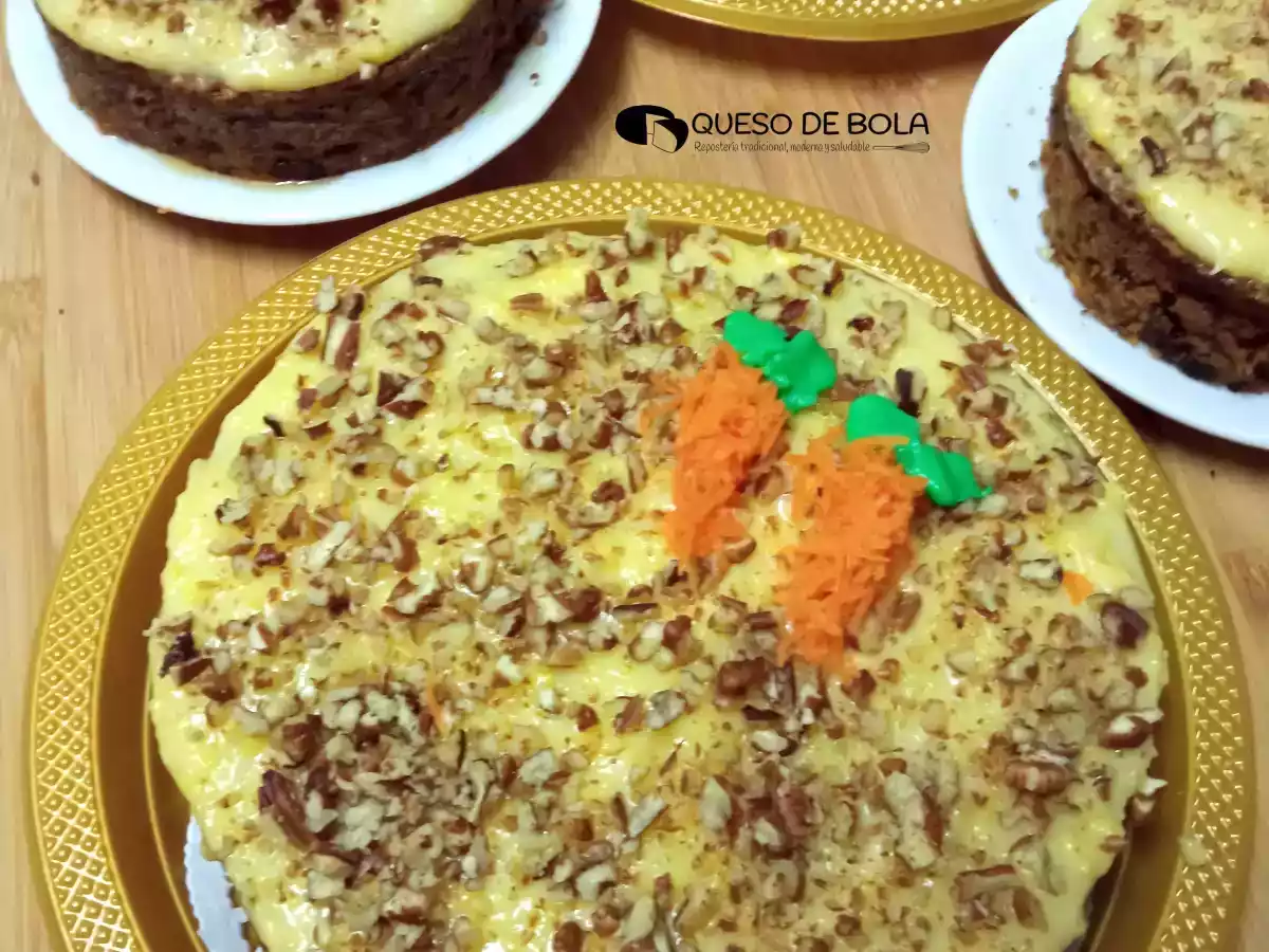 Carrot cake o tarta de zanahoria (receta original americana) - foto 4