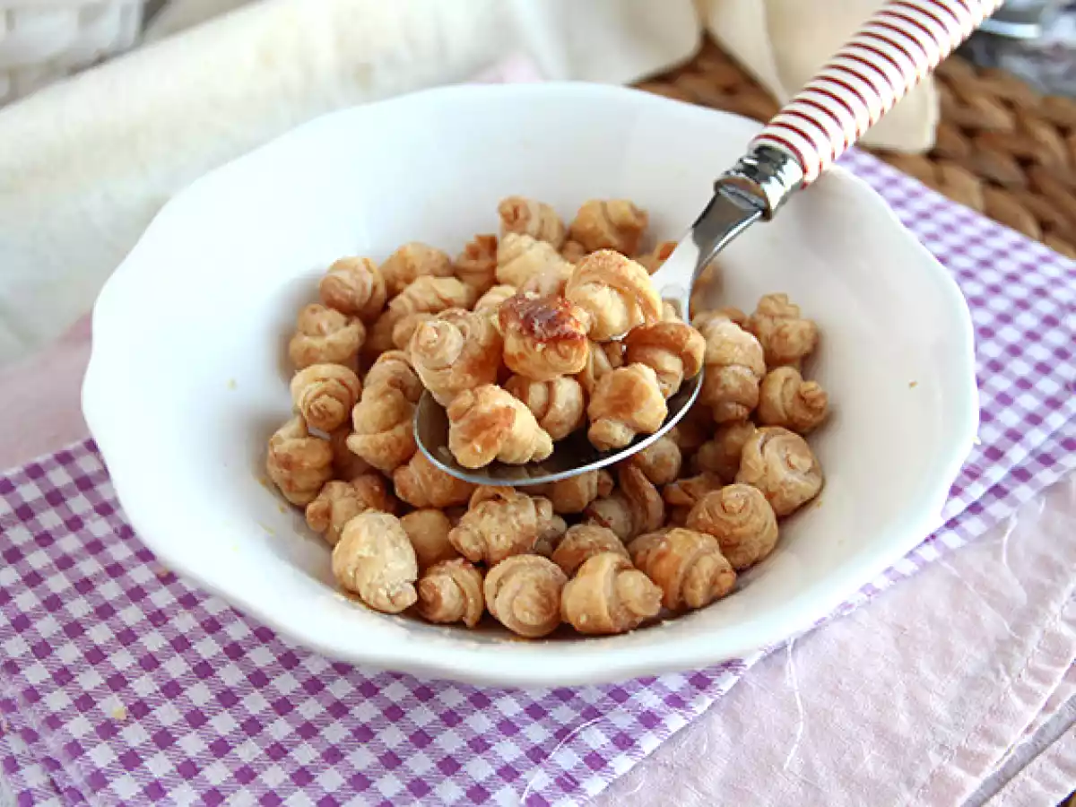 Cereales de mini croissants