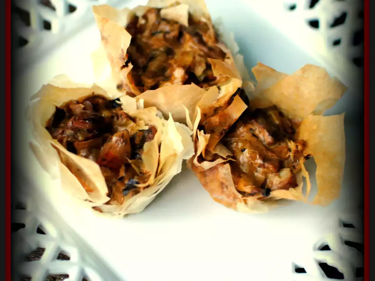 Cestas rellenas de níscalos - foto 2