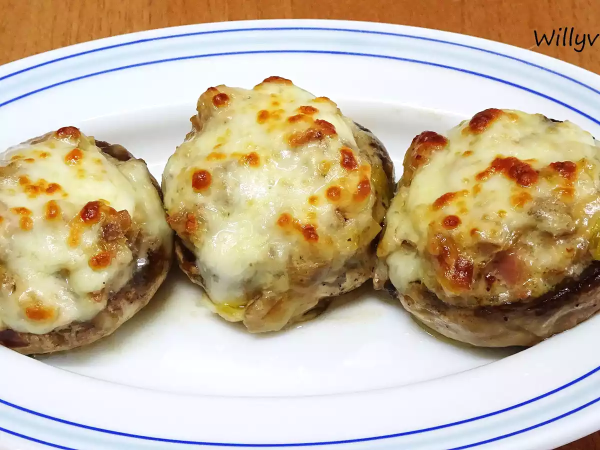 Champiñones rellenos con bacon - foto 3