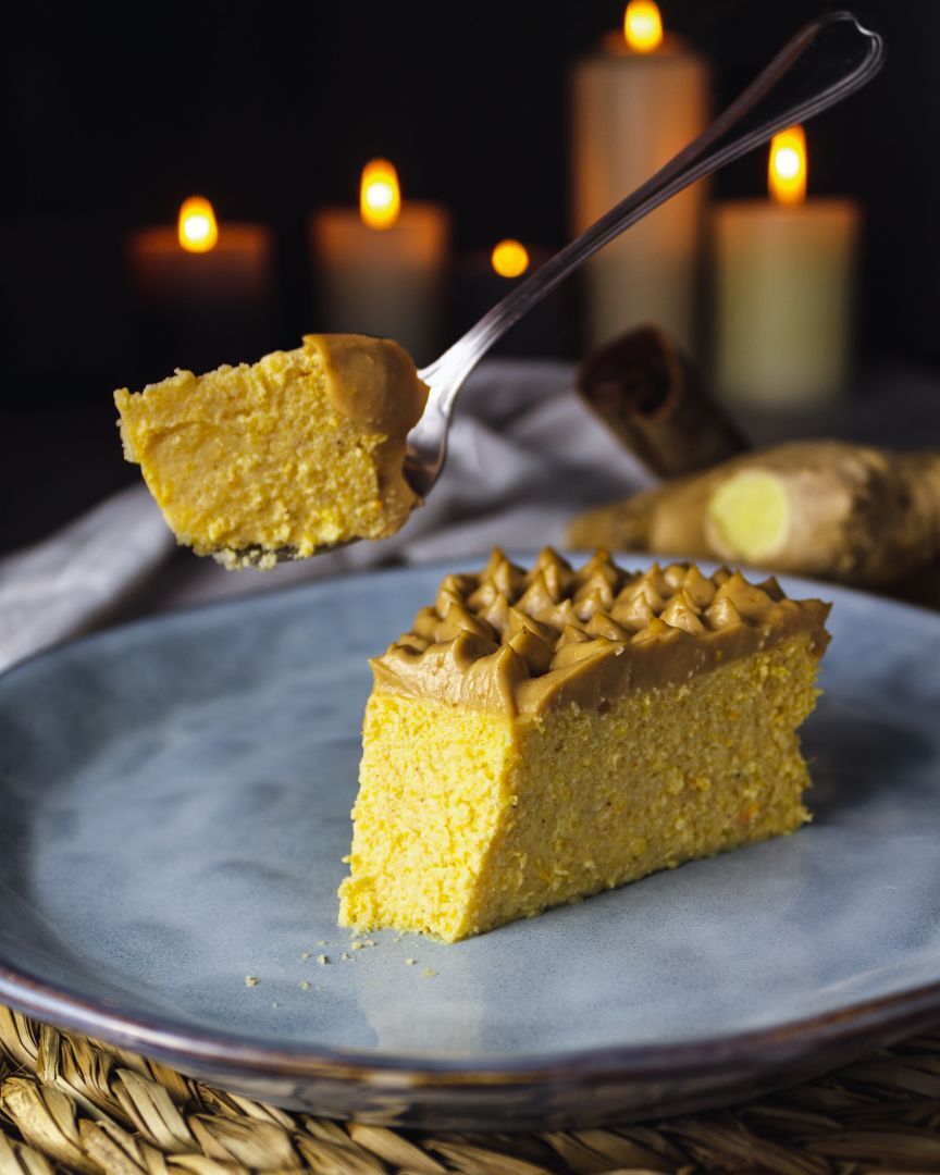 Cheesecake de calabaza y peanut butter - Receta Petitchef