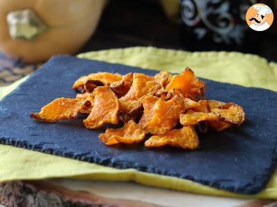 Chips de calabaza en freidora de aire, foto 1