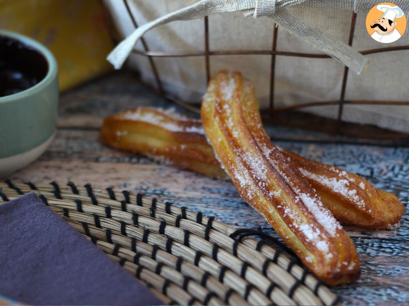 Churros en freidora de aire sin necesidad de aceite