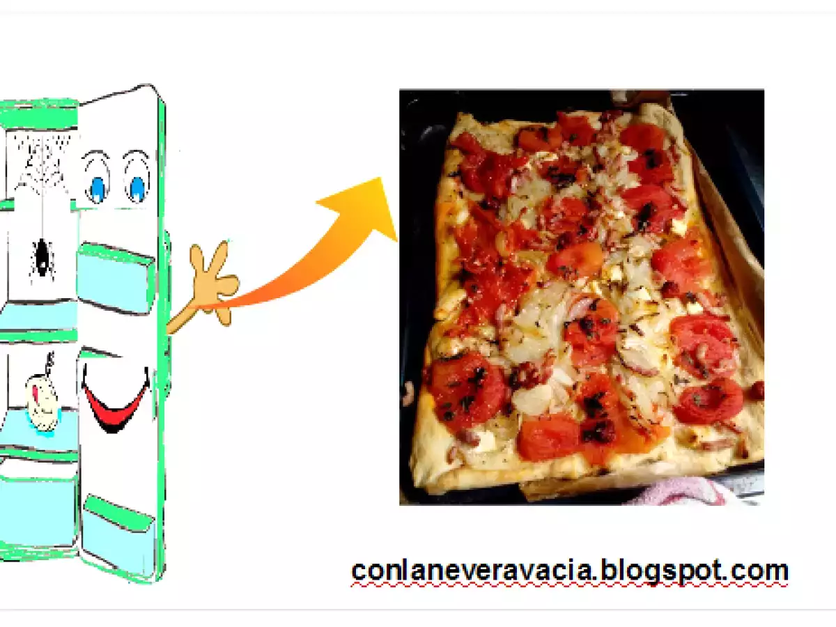 Coca de tomate de nuestro huerto - foto 5