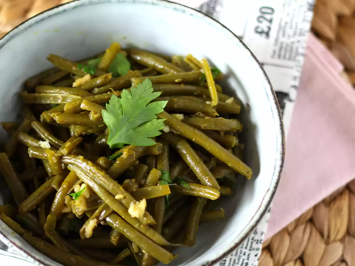 Cómo cocinar judías verdes salteadas - foto 3