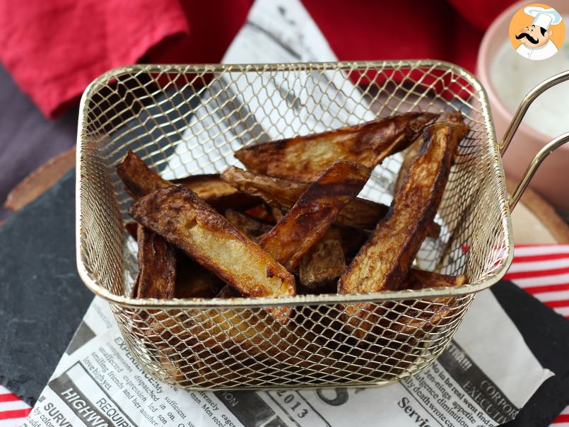 ¿Cómo hacer patatas fritas crujientes en la freidora de aire? - foto 2