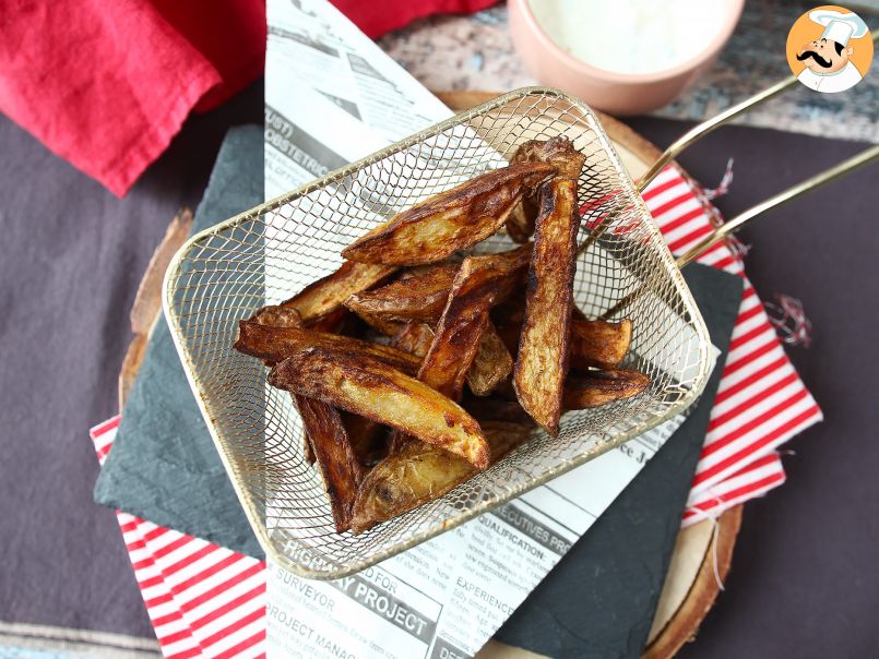 ¿Cómo hacer patatas fritas crujientes en la freidora de aire? - foto 4