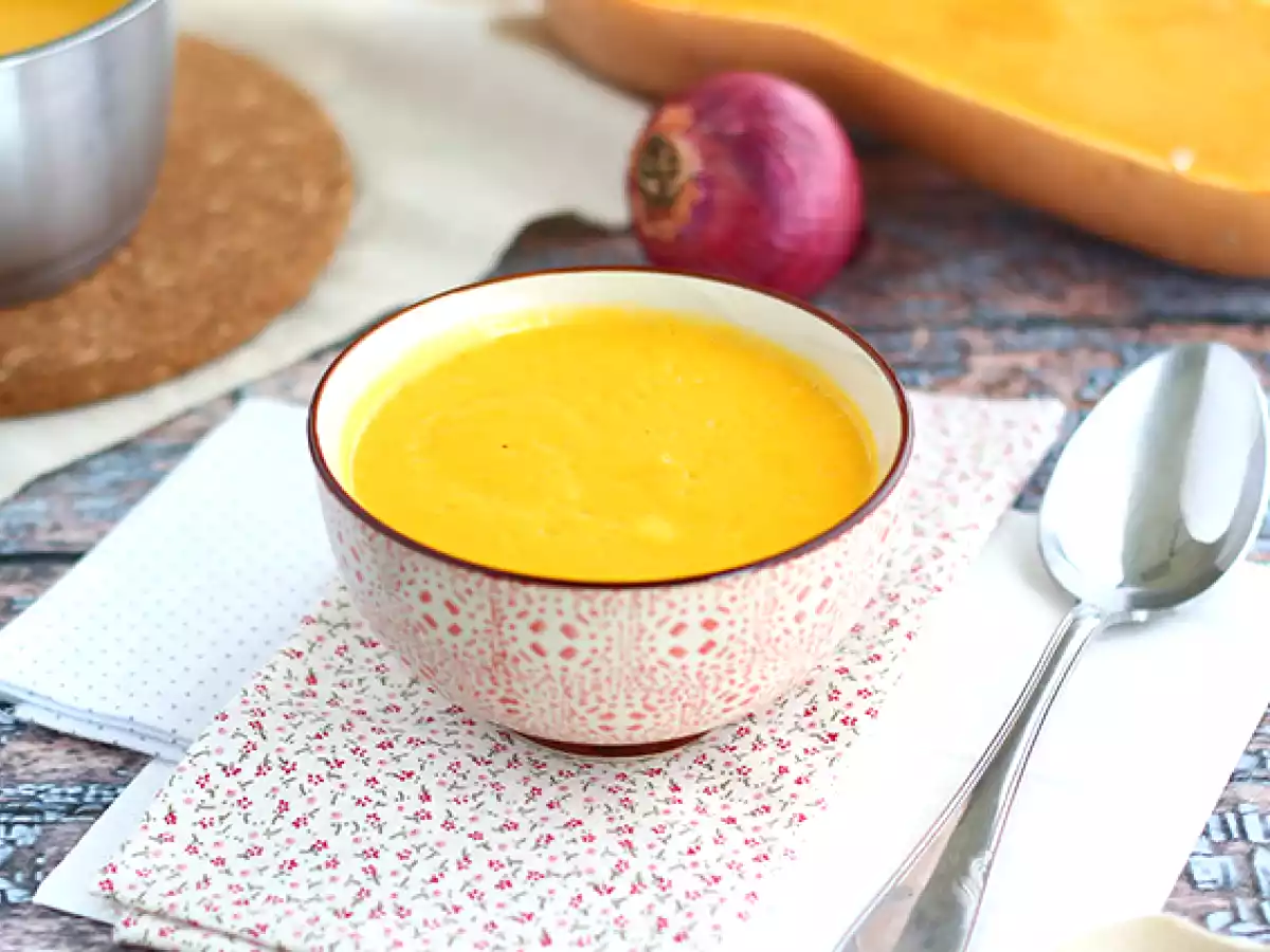 Crema de calabaza butternut deliciosa