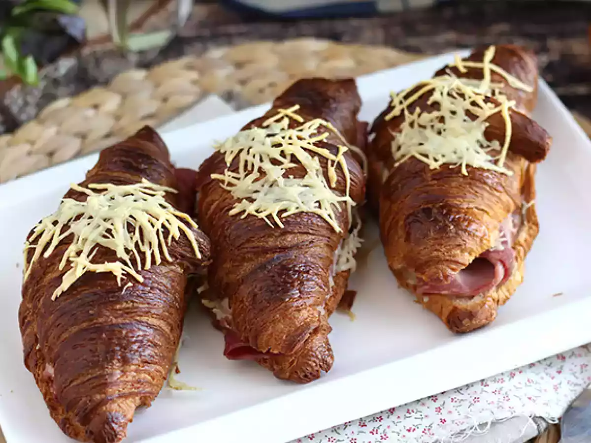 Croissants de jamón y queso - foto 3