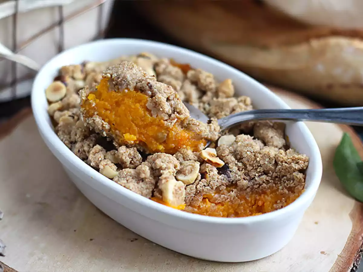 Crumble de calabaza y avellanas - foto 4