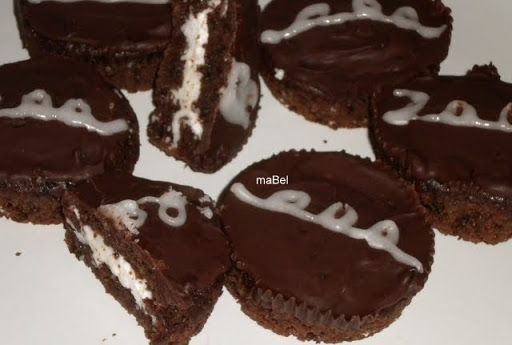 Cupcake de chocolate tipo pingüinos marinela - Receta Petitchef