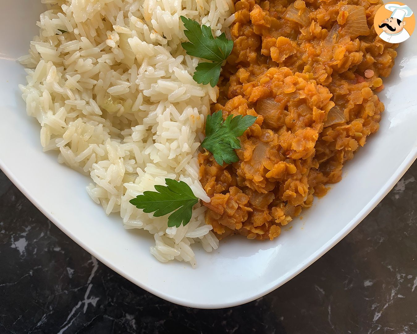 Dahl de lentejas coral - Receta Petitchef