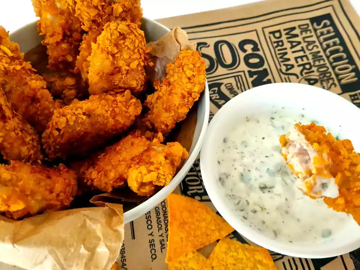 Delicias de pollo al horno con doritos sabor tex-mex - foto 2