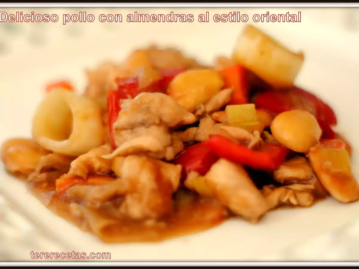 Delicioso pollo con almendras al estilo oriental - foto 2