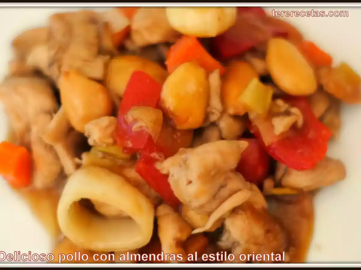 Delicioso pollo con almendras al estilo oriental - foto 3