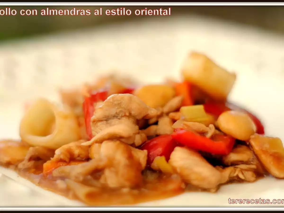 Delicioso pollo con almendras al estilo oriental - foto 4