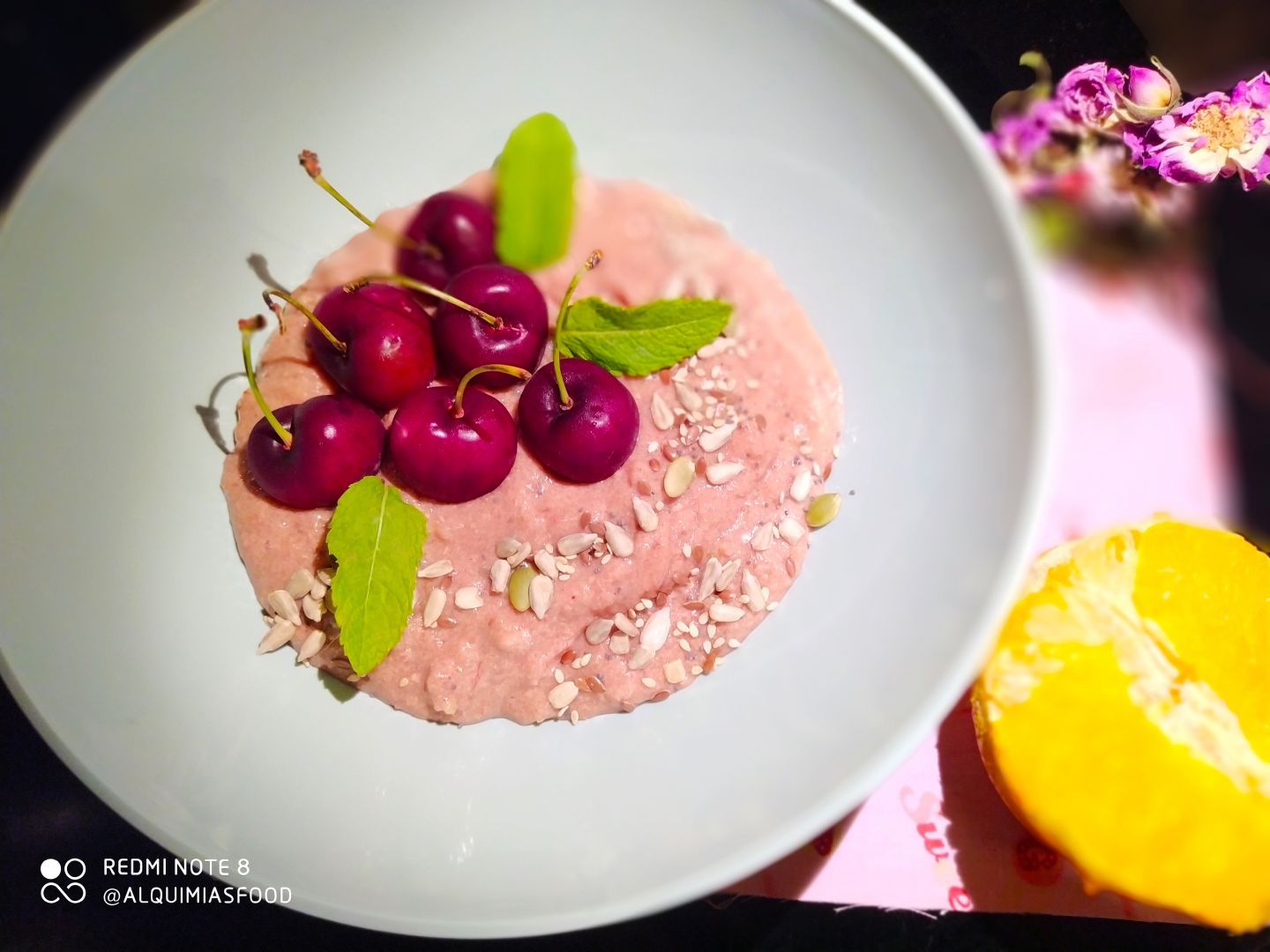 Dietoterapia de primavera: - gachas de arroz con cerezas, dátiles y  naranja- - Receta Petitchef