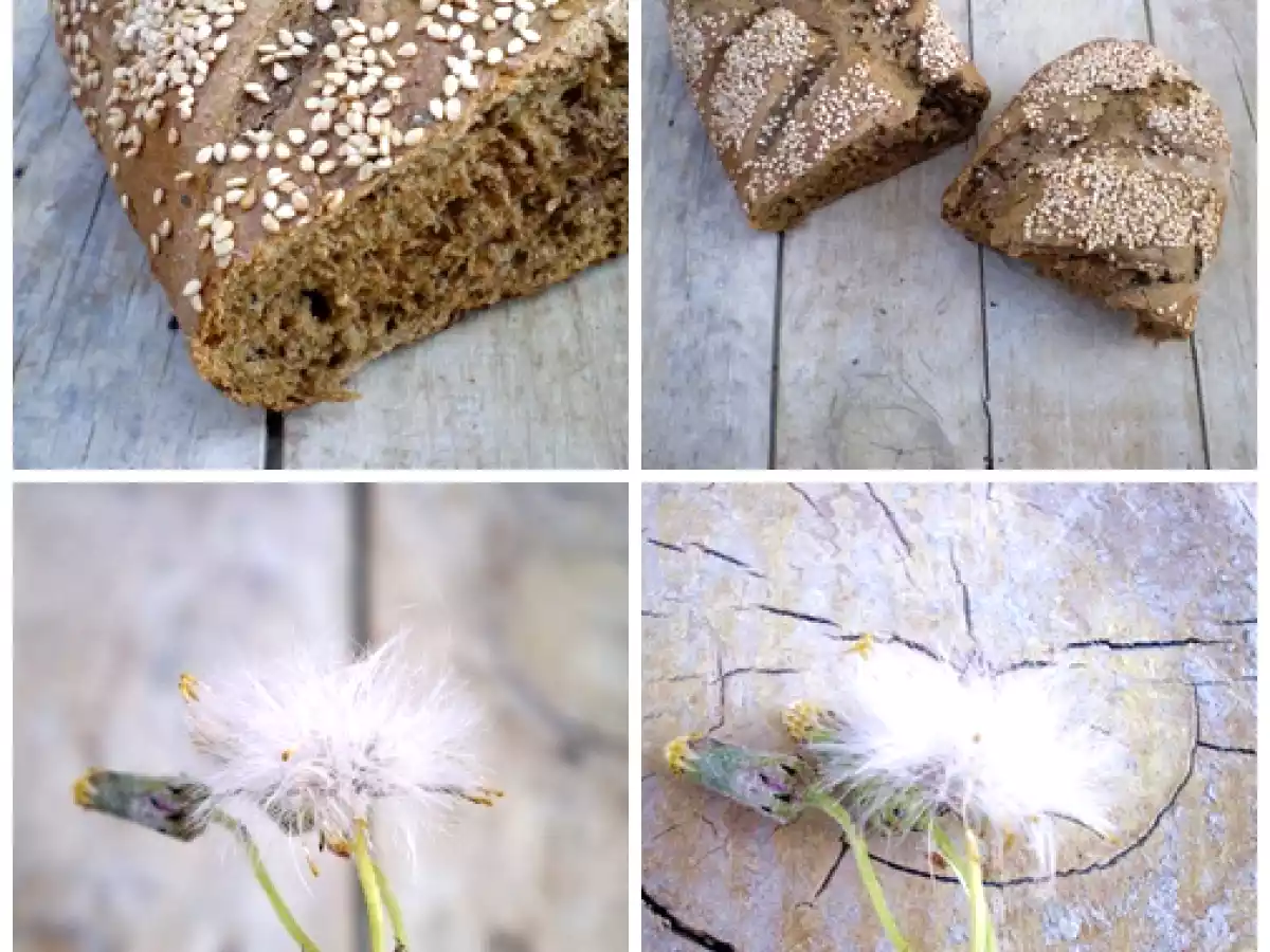 Dos hogazas con carácter (I parte):pan negro de centeno, café y pimienta negra