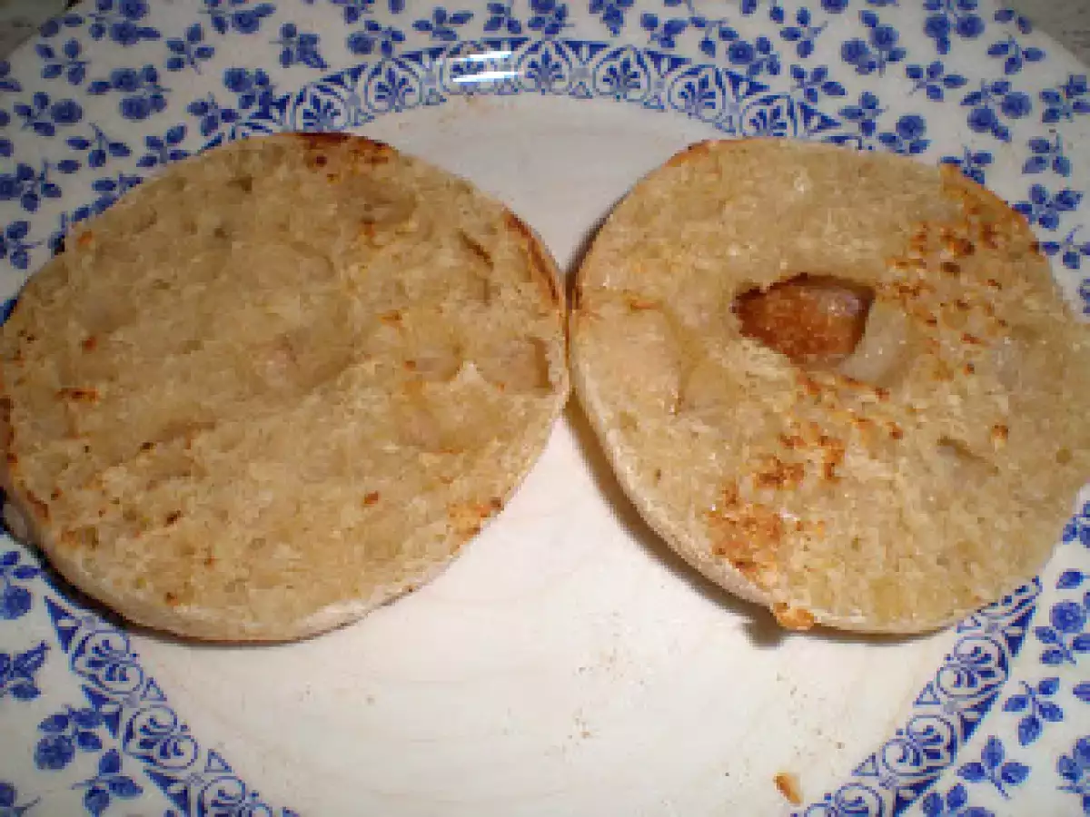 English muffins, bollos ingleses sin horneado - foto 3
