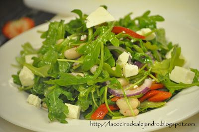 Ensalada de arugula... - Receta Petitchef