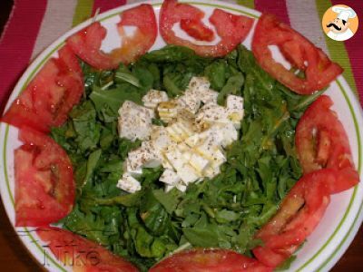 Ensalada de espinacas y rúcula